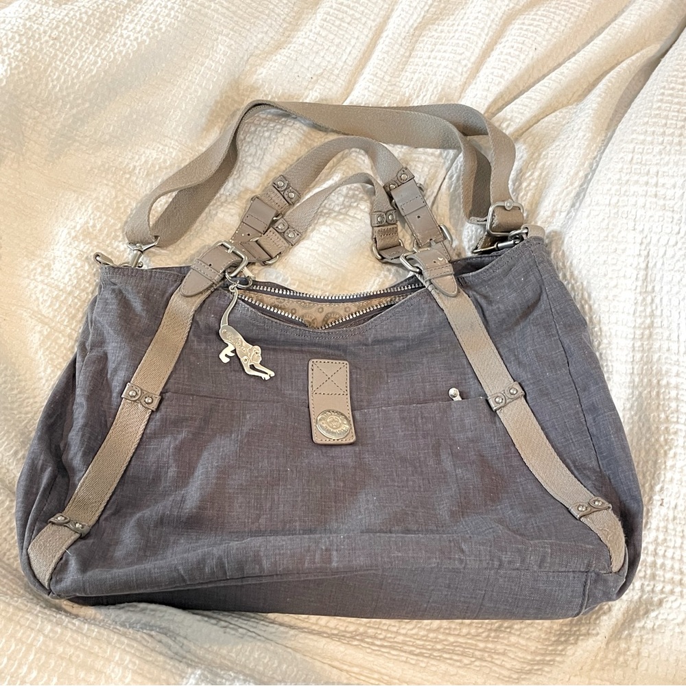 Kipling Claudine Handbag Blue